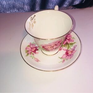 Powell River teacup, bone China, made for Hudson Bay in England- collectible